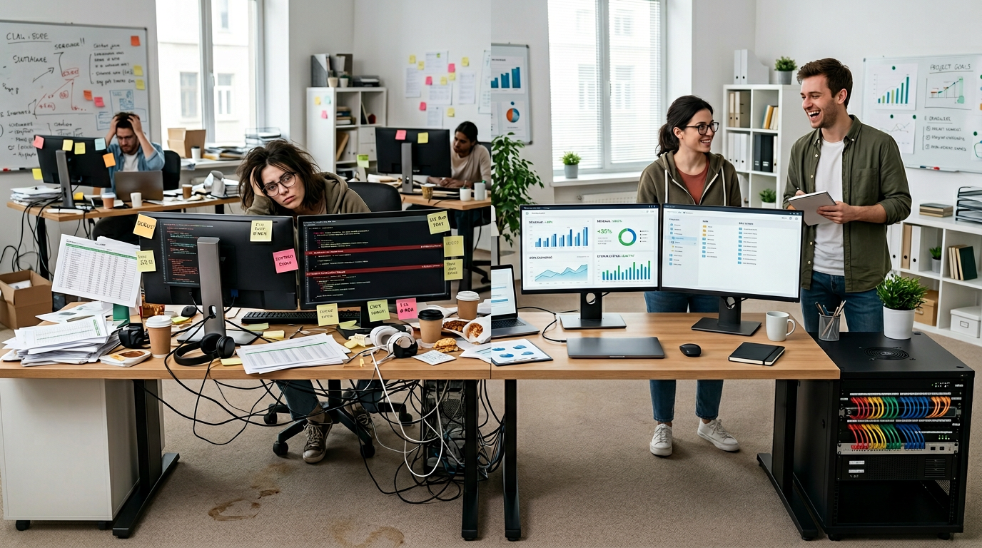 Data engineering pipeline turning scattered sources into trusted tables